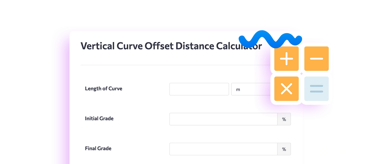 Vertical Curve Offset Distance Calculator