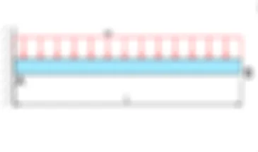 Cantilever beam with distributed load Calculator