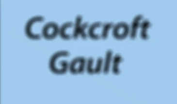 Cockcroft Gault Calculator