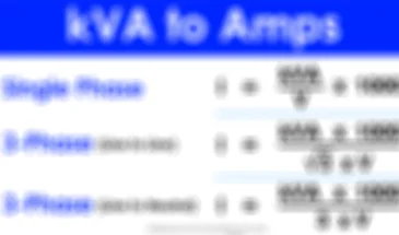 kVA to Amps Calculator